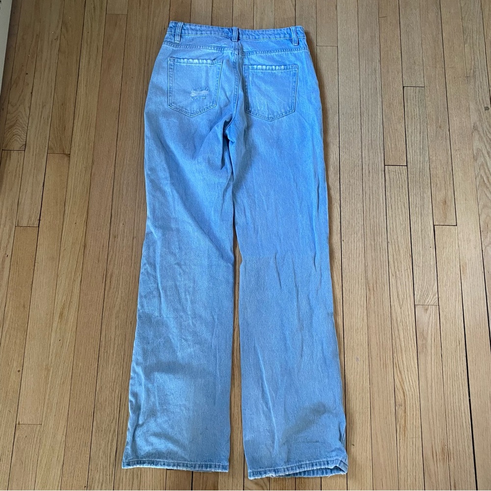 Altar'd State Jeans Women’s 27 Distressed Blue Cotton 34” Casual Juniors - Picture 8 of 11